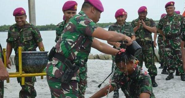 30 Prajurit Marinir Lantamal I Belawan Naik Pangkat