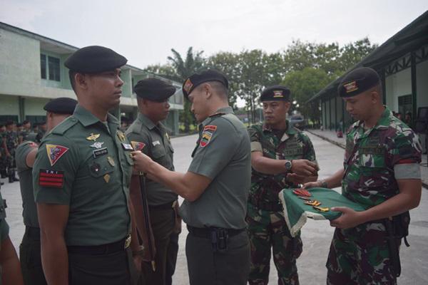 74 Prajurit Yonkav 6/NK Naik Pangkat