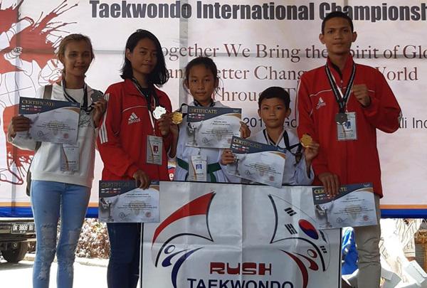 Rush Taekwondo Medan Borong Medali Ajang Kejuaraan Internasional