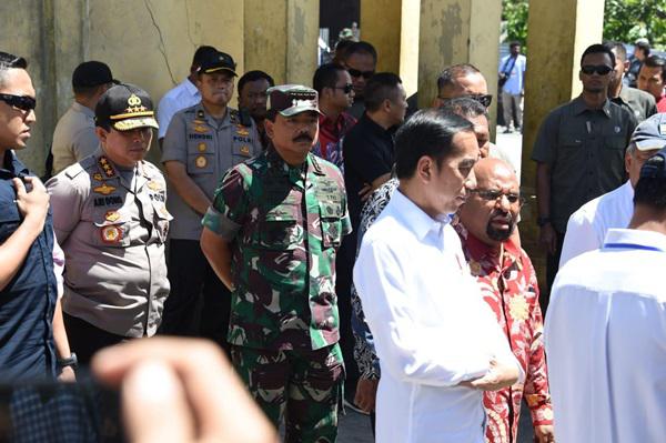 Panglima TNI Dampingi Presiden RI di Wamena Papua