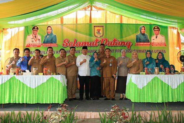 Bupati Sergai Sambut Tim Penilai Kecamatan Terbaik Tingkat Provinsi Sumut 