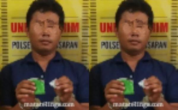 Jual Sabu di Kebun Sawit, Jagal Lembu Ini Diciduk Opsnal Polsek Kisaran Kota