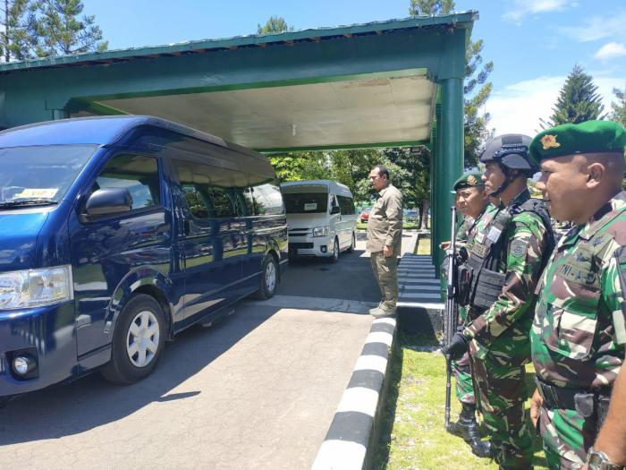 Satgas Pamtas RI-PNG Yonif Raider 514 Terima Pengarahan Panglima TNI