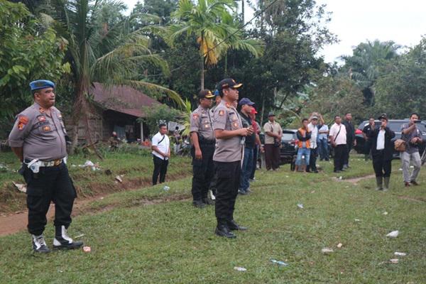 Kapolres Simalungun Pimpin Pengamanan Perkara Lahan HGU PTPN IV Kebun Balimbingan