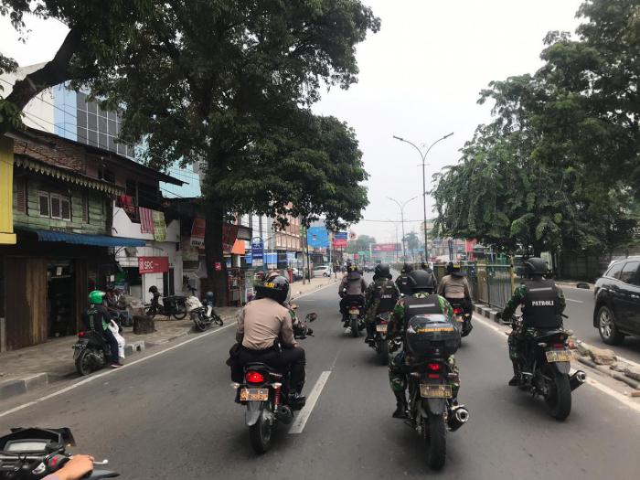Wujudkan Kondusifitas Wilayah, Personel Kodim 0201/BS bersama Polrestabes Gelar Patroli