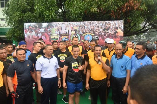 Olah Raga Bersama TNI-Polri di Sumut Kokohkan Sinergitas dan Soliditas