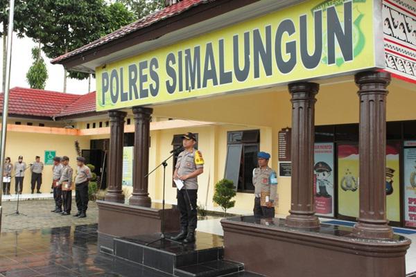Pimpin Upacara Sumpah Pemuda, Kapolres Simalungun Minta Personil Tetap Berjiwa Muda