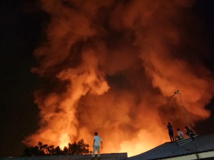 Dikabarkan 40 Rumah Warga Habis Terbakar