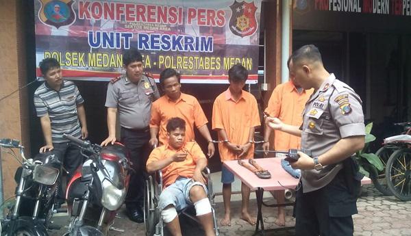 Bos "Becak Hantu" Tersungkur Kena Timah Panas Polisi
