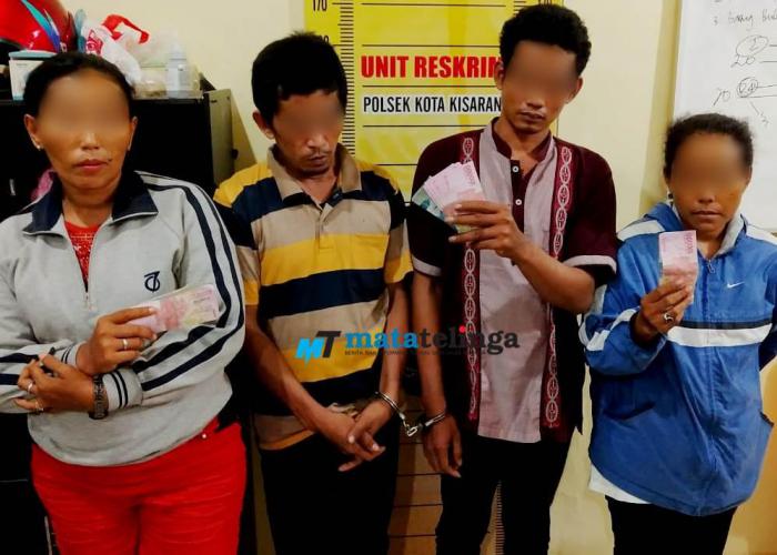 Empat Pelaku diantara Wanita Edarkan  Uang Palsu Dibekuk 