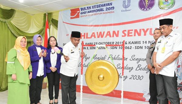 Pemkab Sergai dan PDGI Gelar Bulan Kesehatan Gigi Nasional  Tahun 2019