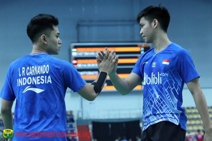 Kejuaraan Dunia Bulu Tangkis Junior 2019, Leo Rolly Carnando/Daniel Marthin Raih Gelar Juara