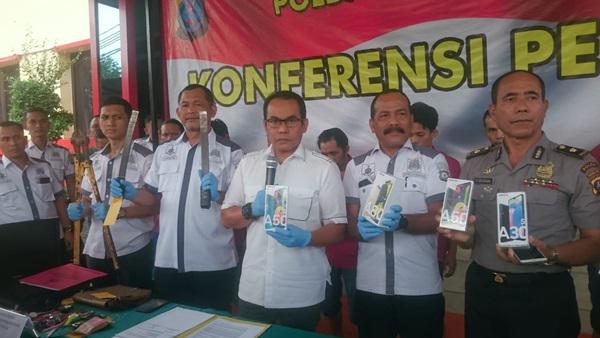 Ditkrimum Poldasu Ciduk 8 Pelaku Pencurian Rumah dan Toko di Medan