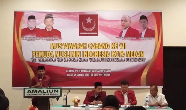 Syafrudin Hanafi Siregar Pimpin DPC Pemuda Muslimin Indonesia Kota Medan 2019 - 2024