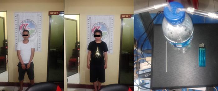 Polres Tanjungbalai Ringkus Dua Pria Tengah Pesta Narkoba di Kamar Hotel