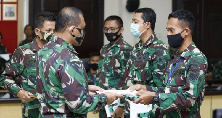 Pendidikan Design Grafis Personel Penerangan Angkatan Darat TA.2020 Ditutup