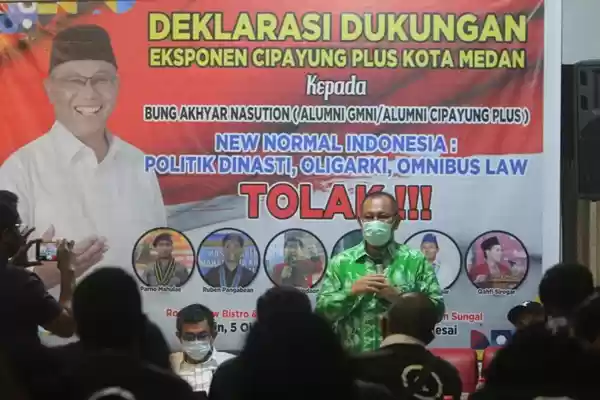 Eksponen Cipayung Plus Kota Medan Dukung Akhyar - Salman di Kontestasi Pilkada 2020