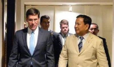 Prabowo dan Esper Mendiskusikan Keamanan Regional