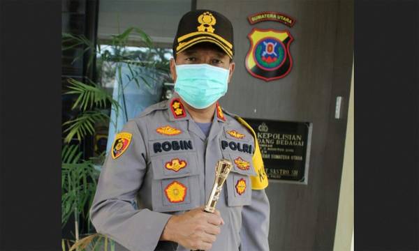 Kapolres Sergai Hadiri Peringatan HKGB Ke 68 Secara Virtual