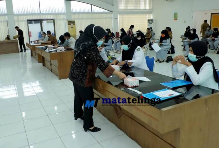 30 ASN Kabupaten Asahan Ikuti Ujian Penyesuaian Kenaikan Pangkat