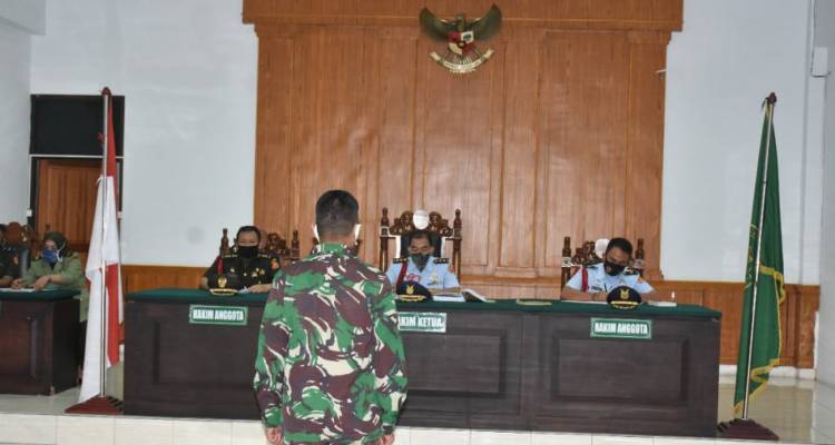 Prajurit TNI Pemutilasi Istri Jalani Sidang Pertama di Dilmilti I Medan