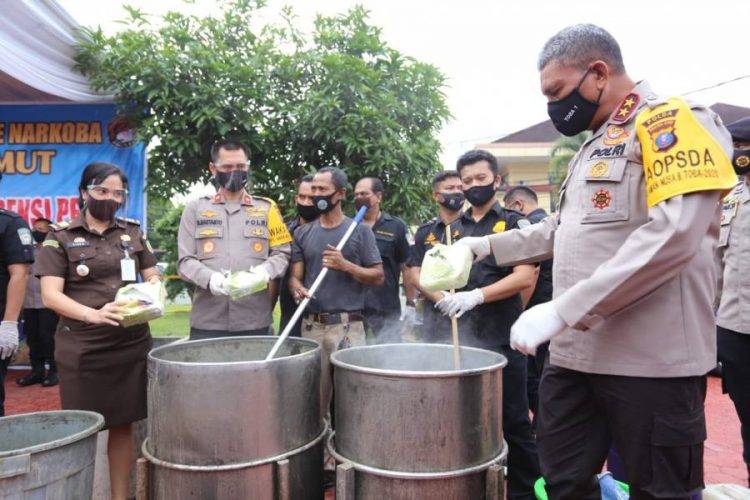 Penanganan Menunjukkan Komitmen Poldasu Berantas Narkoba