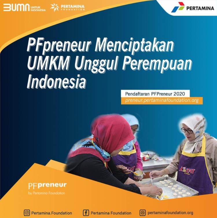 Melalui PFpreneur Pertamina Komitmen Ciptakan 5.000 Wirausaha Perempuan 