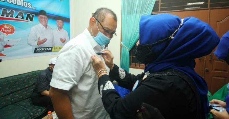 Emak-emak Cuma Inginkan Akhyar Jadi Walikota Medan