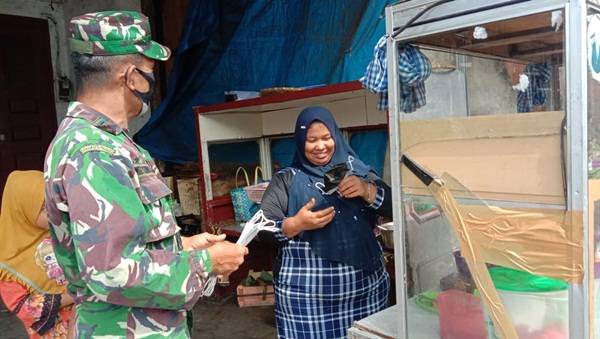 Kainfolahtadam I/BB Gandeng Muspika dan OKP Gelar Operasi Pendisplinan  Protokol Kesehatan