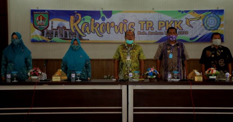 Rakornis TP PKK Asahan Dibuka Plh.Bupati