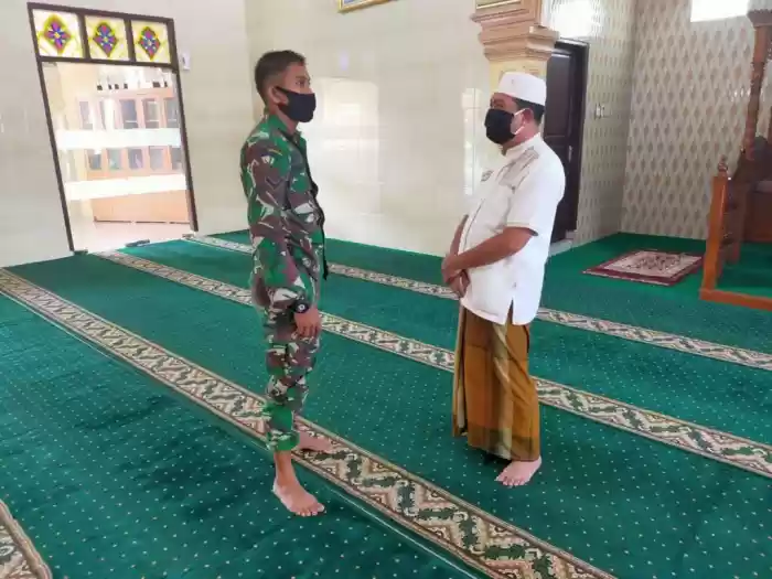 Satgas TMMD Ke-109 Kodim 0201/BS Lakukan Komunikasi Sosial dengan Tokoh Agama