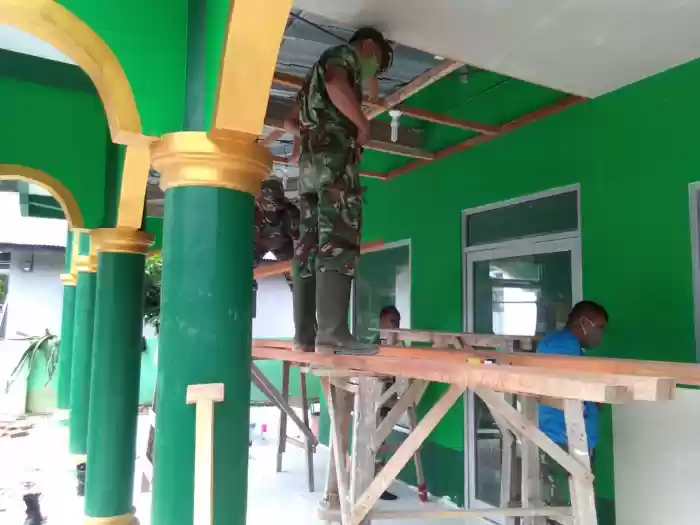 Kodim 0208/Asahan Wujudkan NKRI dengan Renovasi Rumah Ibadah