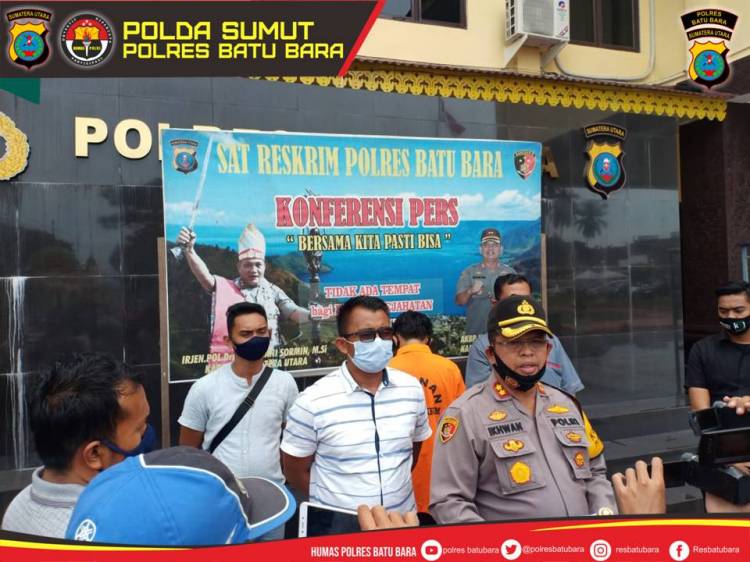 Polres Batu Bara Ringkus Koordinator Aksi Demo Anarki di Aceh Lukai Kasat Sabhara