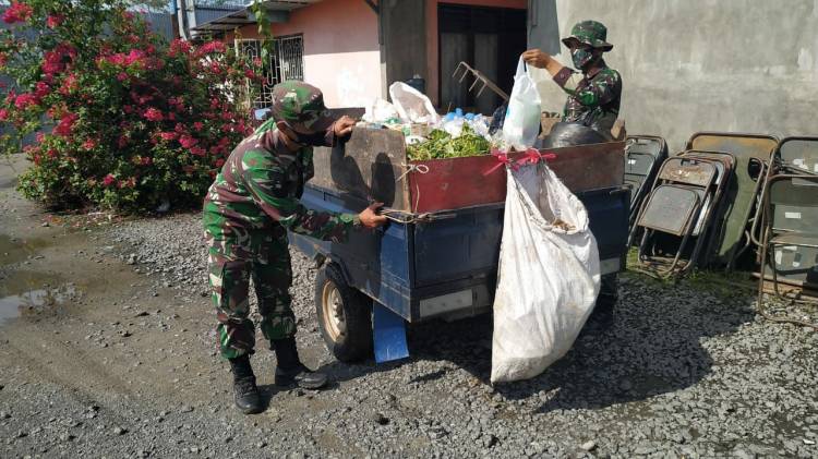.Satgas TMMD 109 Minta Agar Masyarakat Jangan Buang Sampah Sembarangan
