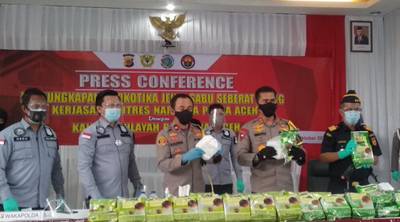 Jaringan Narkoba Internasional, di Kirim Polda Aceh ke "Akhirat"