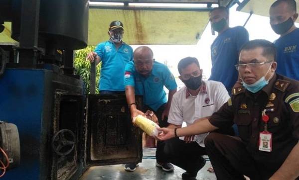 BNNP Sumut Musnahkan 955 Gram Sabu