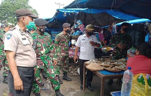Yonkav 6/NK Turun Ke Jalan Gelar Disiplin Protokol Kesehatan