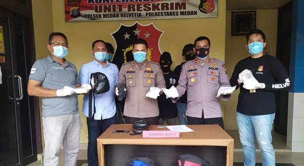 Polsek Medan Helvetia Ciduk Dua Pengedar Narkoba di Jalan Ngumban Surbakti, 1 Kg Sabu Disita