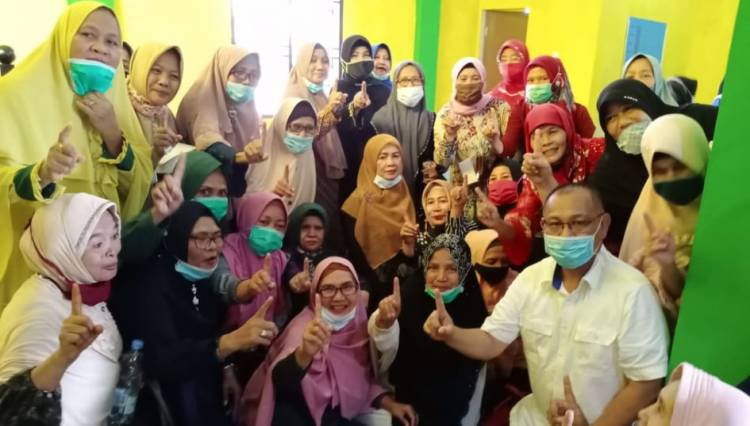 Pilih Akhyar, Abah Wahab Ingatkan Ibu-ibu Terdaftar Sebagai Pemilih