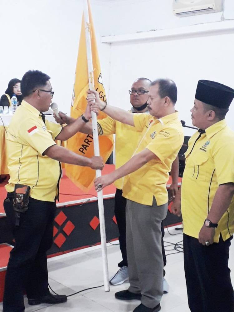 Ucok Wijaya Kembali Pimpin Golkar   Kecamatan Tebing Tinggi Kota
