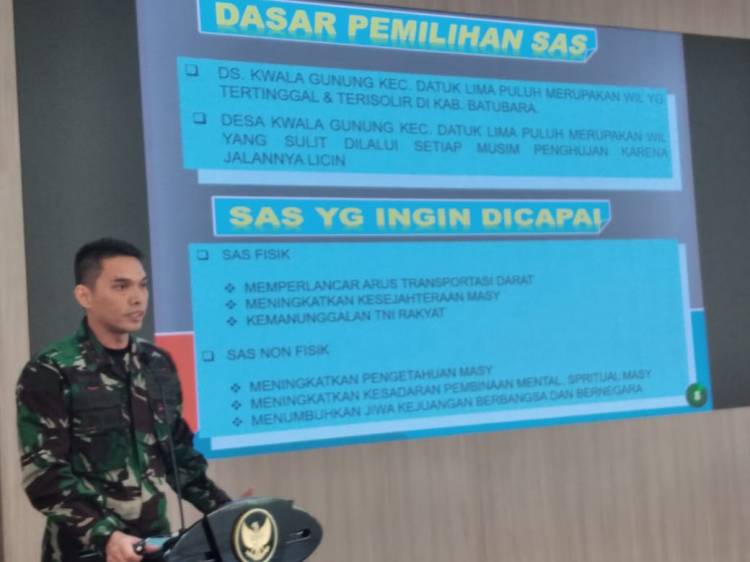 Dandim 0208/AS Berterima Kasih Kepada Bupati dan Masyarakat Baru Bara