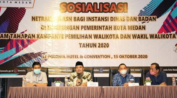 Puluhan ASN Pemko Medan Ikuti Sosialisasi Netralitas ASN