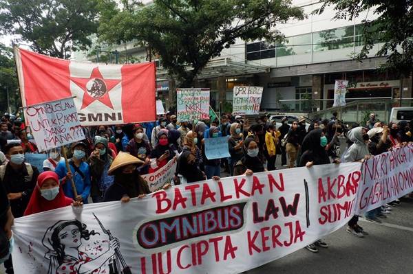 AKBAR Sumut Konsisten Suarakan Penolakan Omnibus Law Cipta Kerja