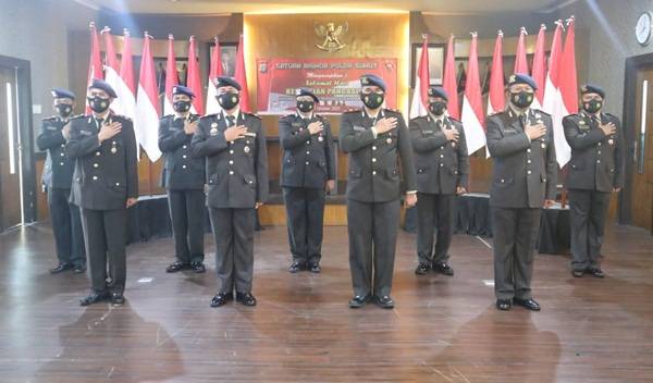 Sat Brimob Polda Sumut Ikuti Upacara Hari Kesaktian Pancasila Secara Virtual