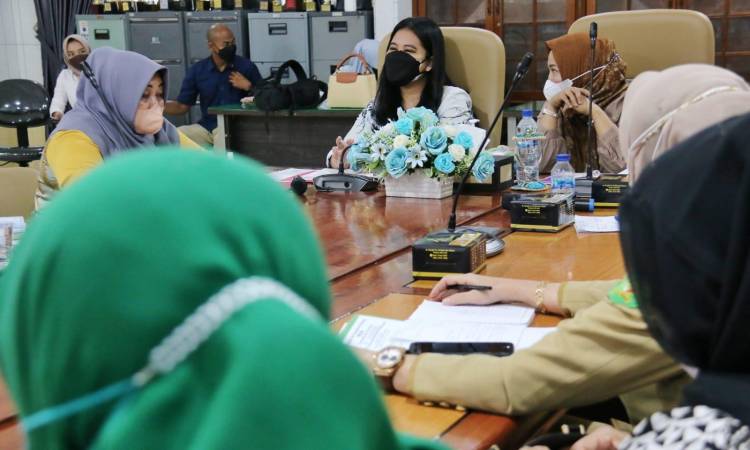 Terkait Program Kegiatan OPD Yang Berkaitan Dengan PKK, Ketua TP PKK Kota Medan Pimpin Rakor Bersama OPD