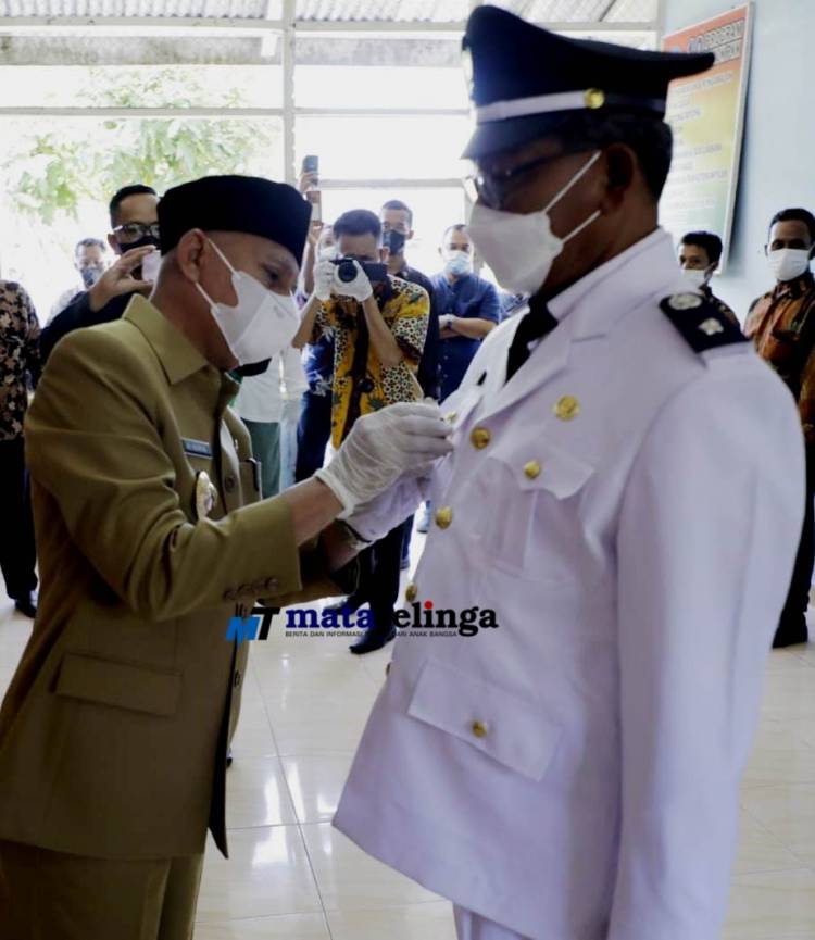 Suryanto Kepala Desa Antar Waktu Dilantik Bupati Asahan