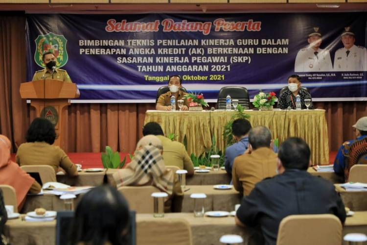 BKDPSDM Kota Medan Gelar Bimbingan Teknis Penilaian Kinerja Guru