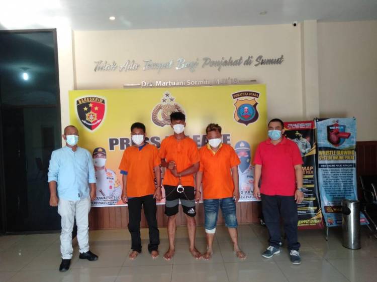 Pelaku Curanmor Nekad Memukul Petugas Polsek Patumbak , Kena Dorrr
