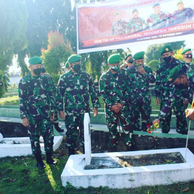 Yonzipur 1/DD Melaksankan Ziarah Taman Makam Pahlawan