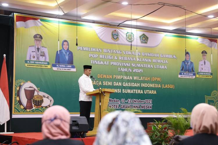 Ajang Pemilihan Bintang Seniman Islami Sumut Digelar, Wagub Musa Rajekshah Resmi Buka Acara